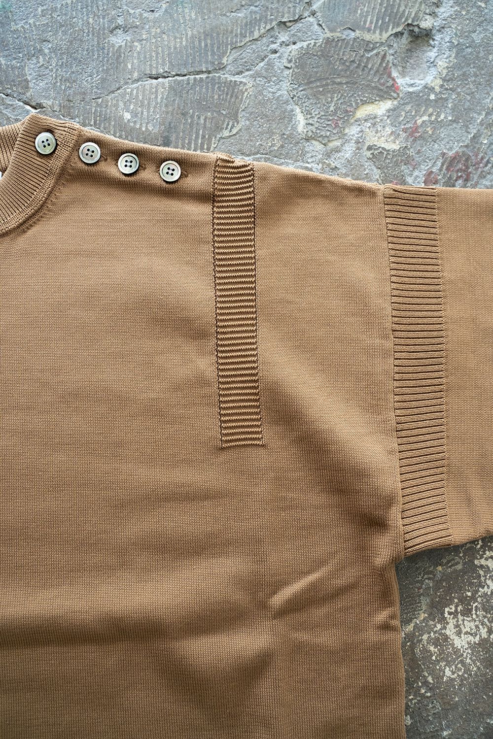 【ラスト1点】【22AW】Satoyuki Knit(CAMEL)