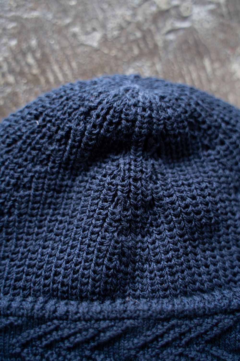 【22SS】Yagasuri Knit Cap(NAVY)