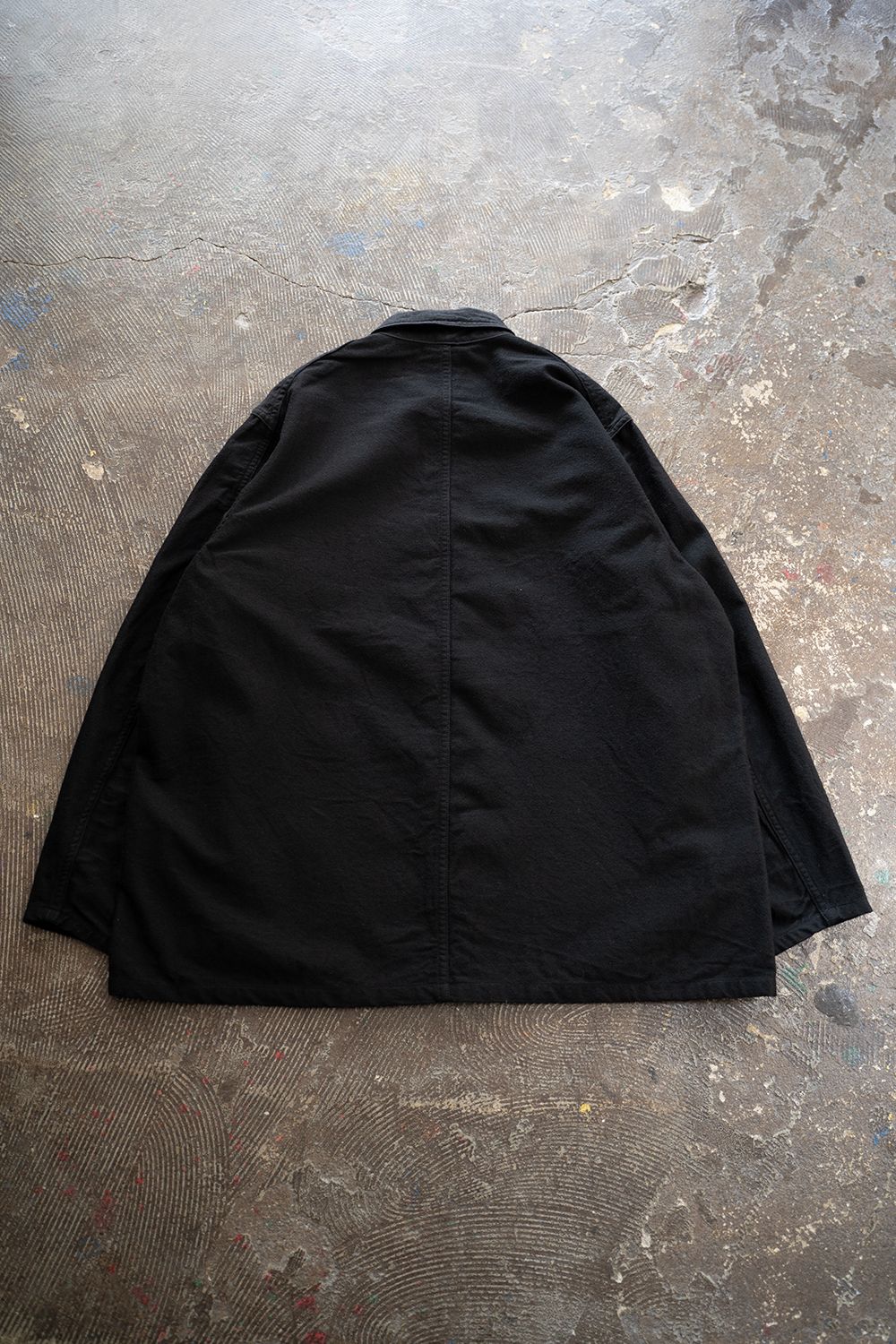 【25AW】Wool Cotton Moleskin Jacket(BLACK)