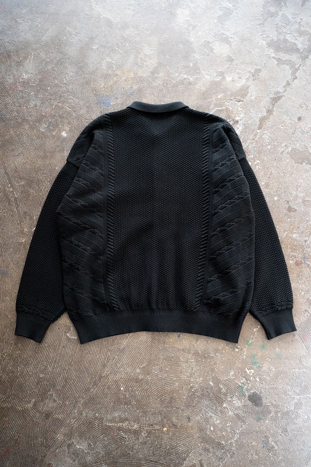 YASHIKI - 【ラスト1点】【22SS】Hoshikuzu Collar Cardigan(BLACK