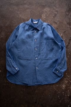 【26SS】ガーメントダイオーバーシャツ(SKY BLUE)