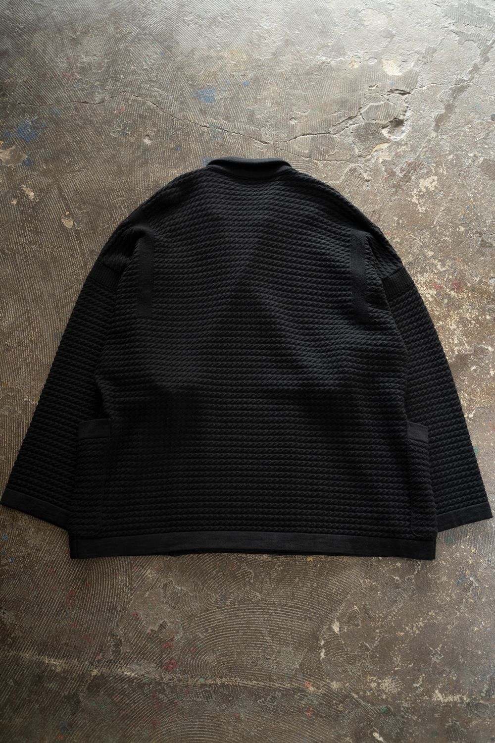 【26AW】Akigumo Knit Jacket(BLACK)