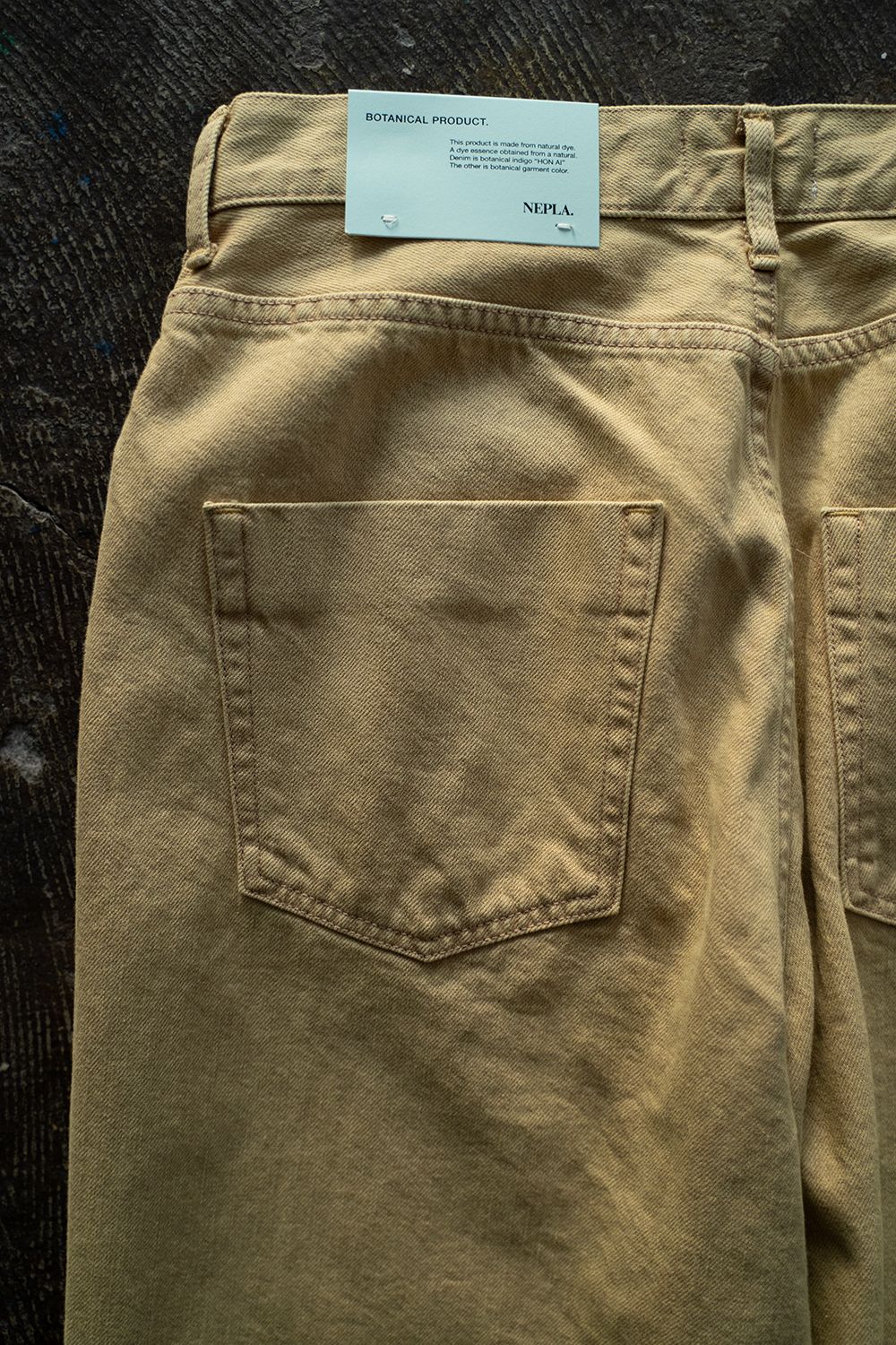 【ラスト1点】【23AW】バギーストレートデニムパンツ(BEIGE)
