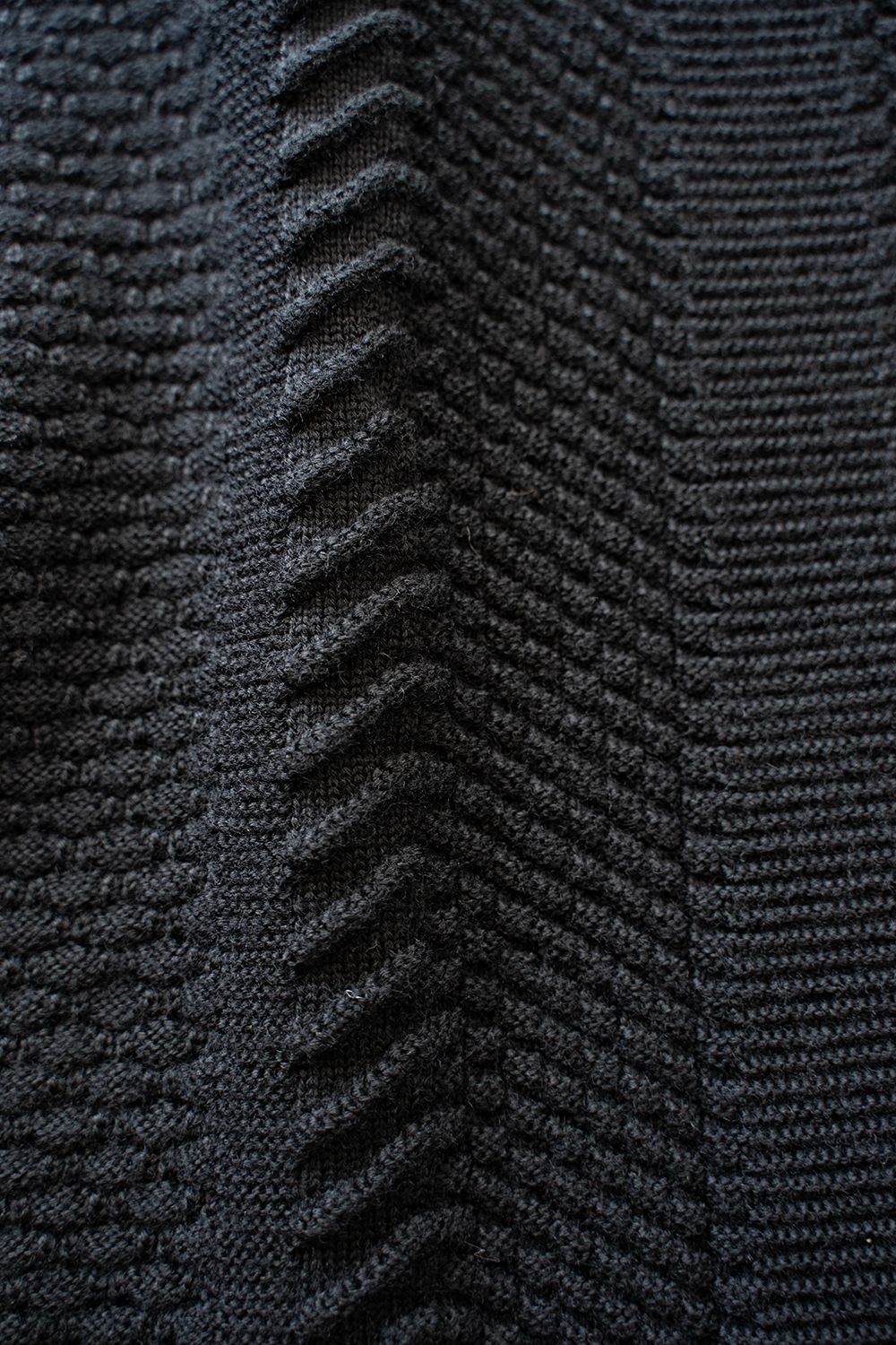 【25AW】Yukiato Knit Coat(BLACK)