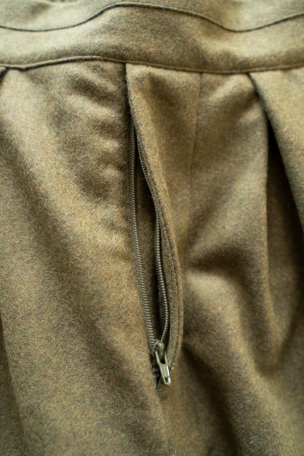 Karusan Nodoka Flannel Pants/カルサンノドカフランネルパンツ(OLIVE)