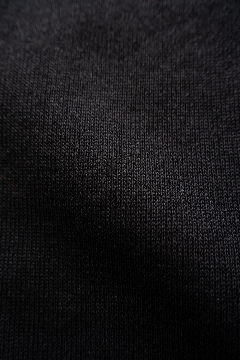 【26SS】和紙混12GラグランスリーブニットTee(INK BLACK)