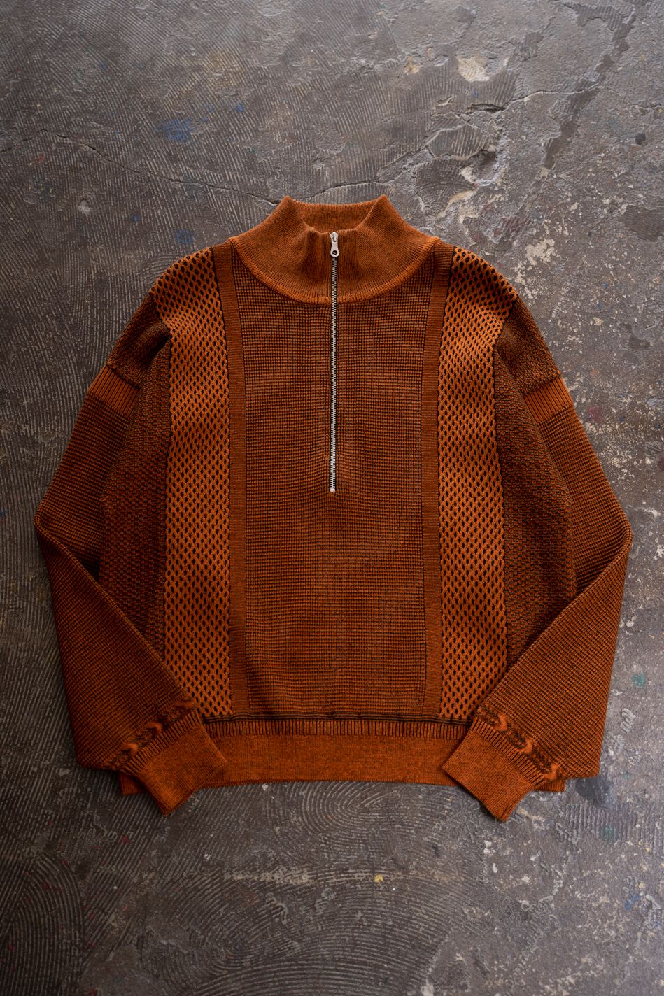【26AW】Karita Half Zip Knit(ORANGE)
