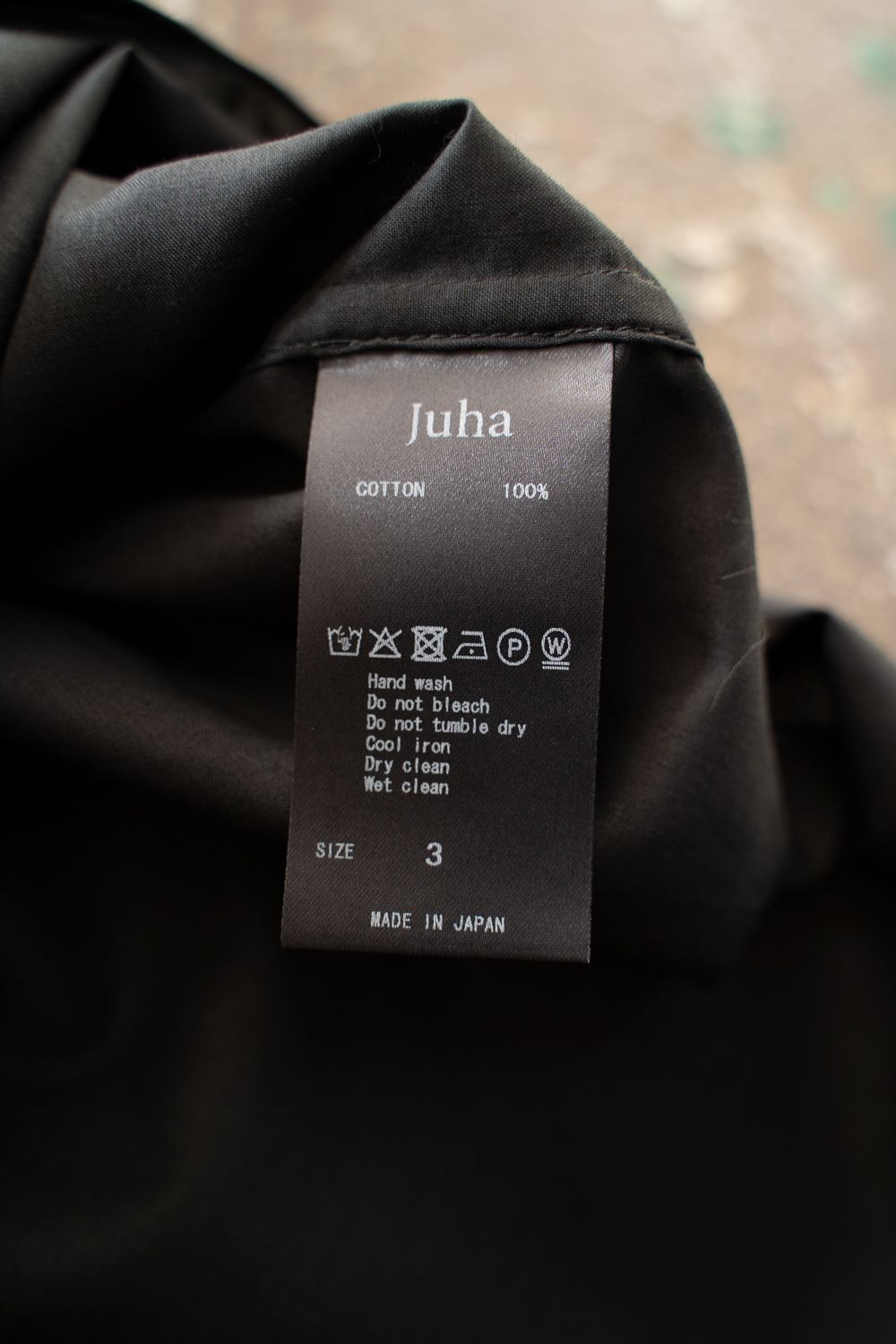 【ラスト1点】【25AW】Air Lawn L/S Shirt/エアーローンロングスリーブシャツ(BLACK)