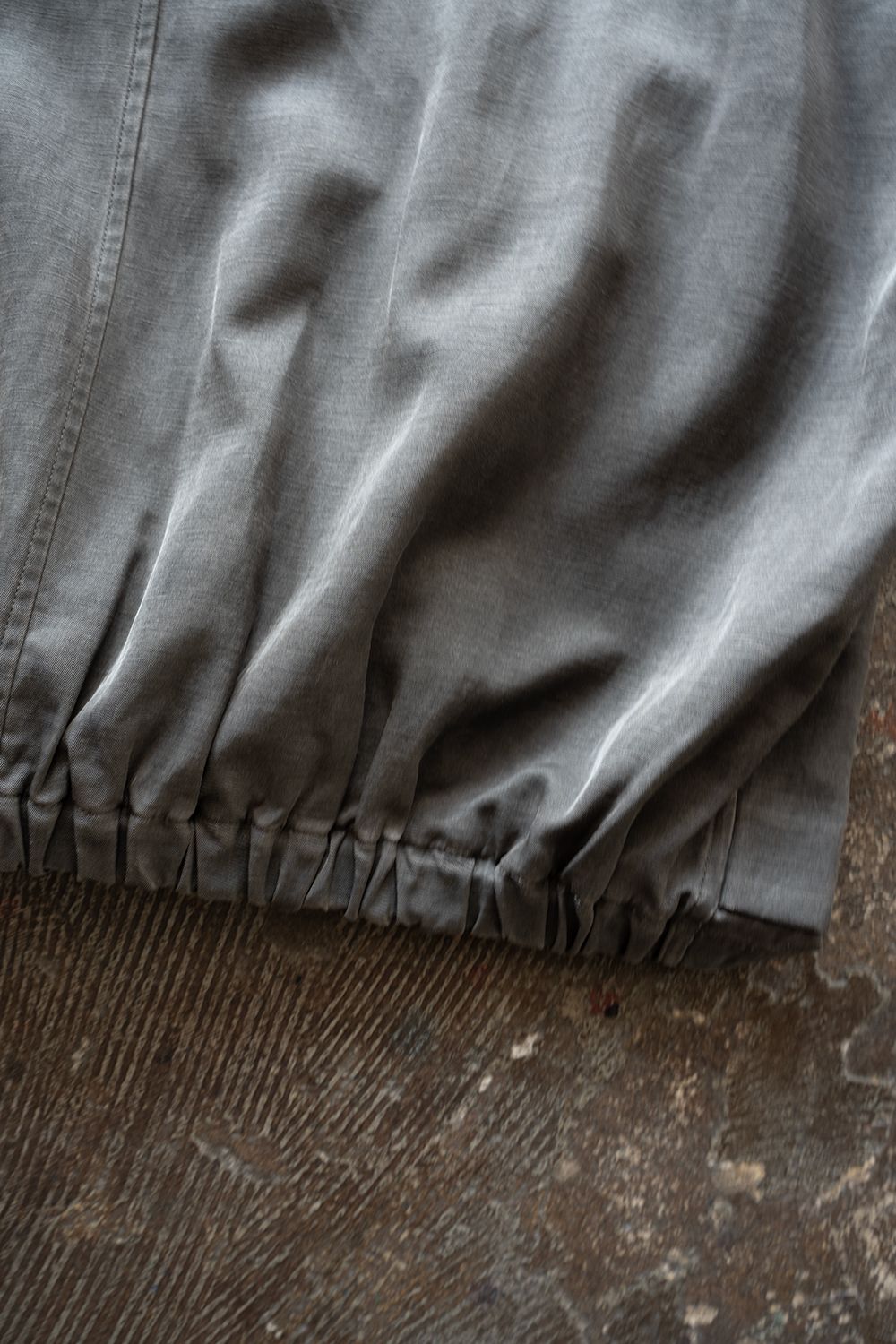 【26SS】ピグメントプリントジップブルゾン(DUSTY GREY)