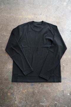 【ラスト1点】強撚コットンスムースロンTee(BLACK)