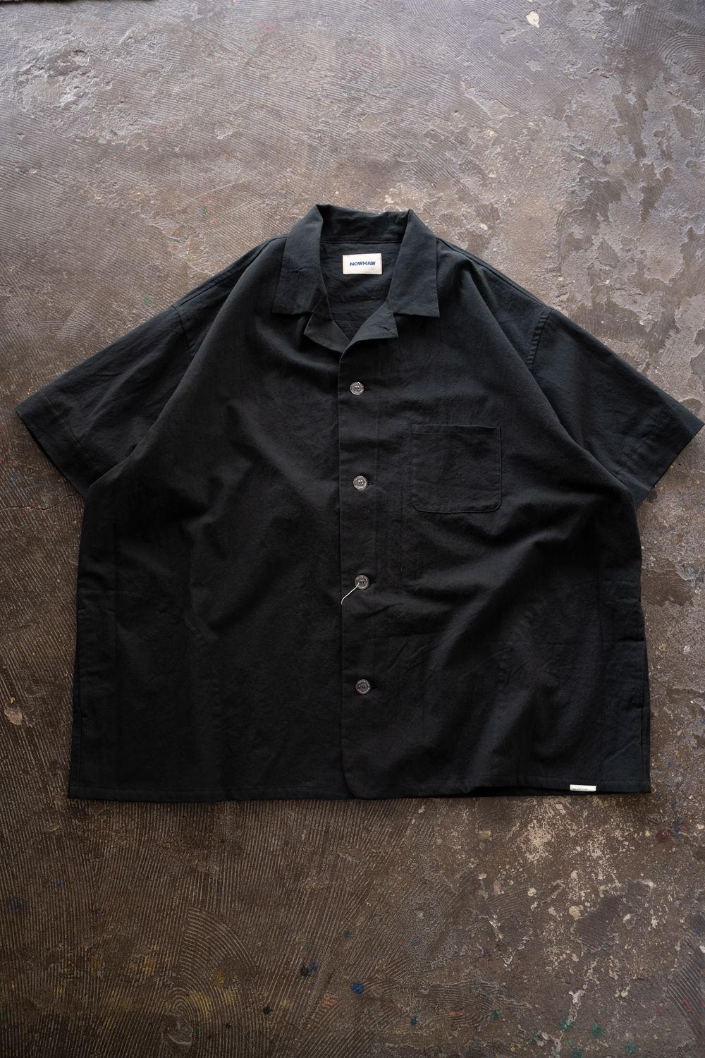 【26SS】"summer jambo"pajama(washed light cotton BLACK)【セットアップ】【ユニセックス】