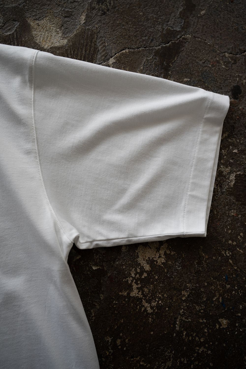 【26SS】オーバーサイズネックリブTシャツ(WHITE)