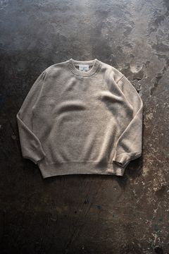 【26AW】ラムウール×ローシルクメランジニット(MELANGE BEIGE)