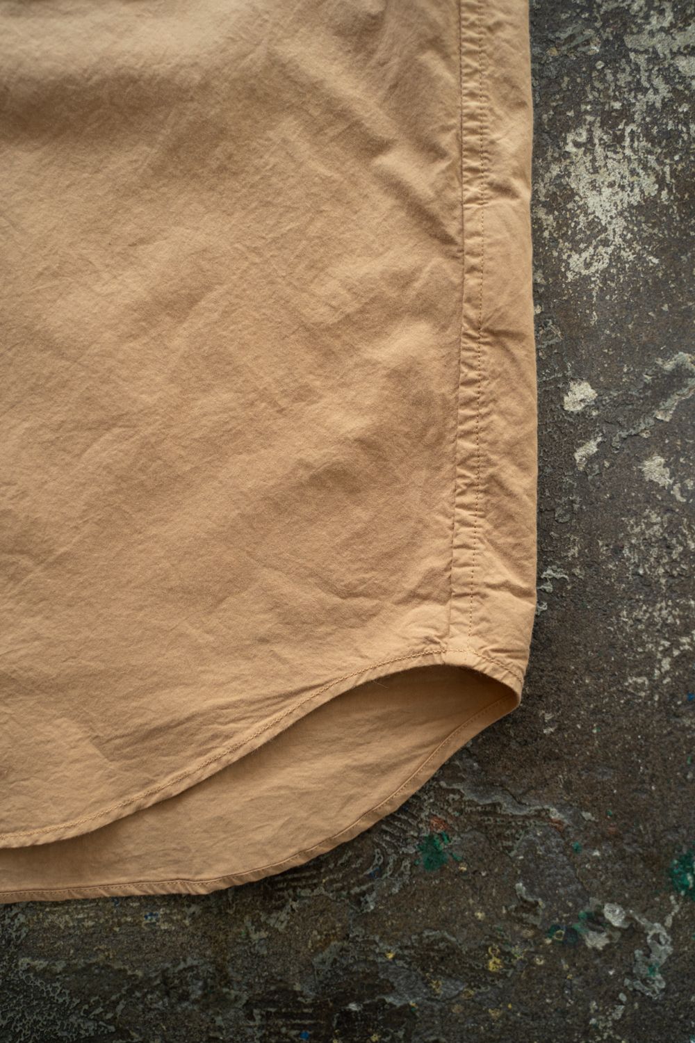【ラスト1点】【25AW】ガーメントダイオーバーシャツ(PALE ORANGE)