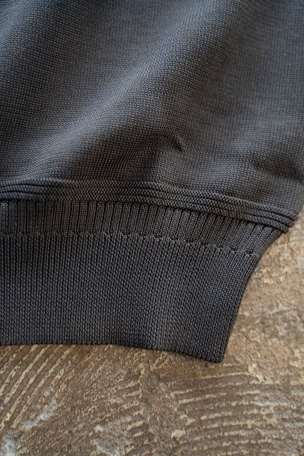 【ラスト1点】Yonaga Knit Polo(OFF BLACK)