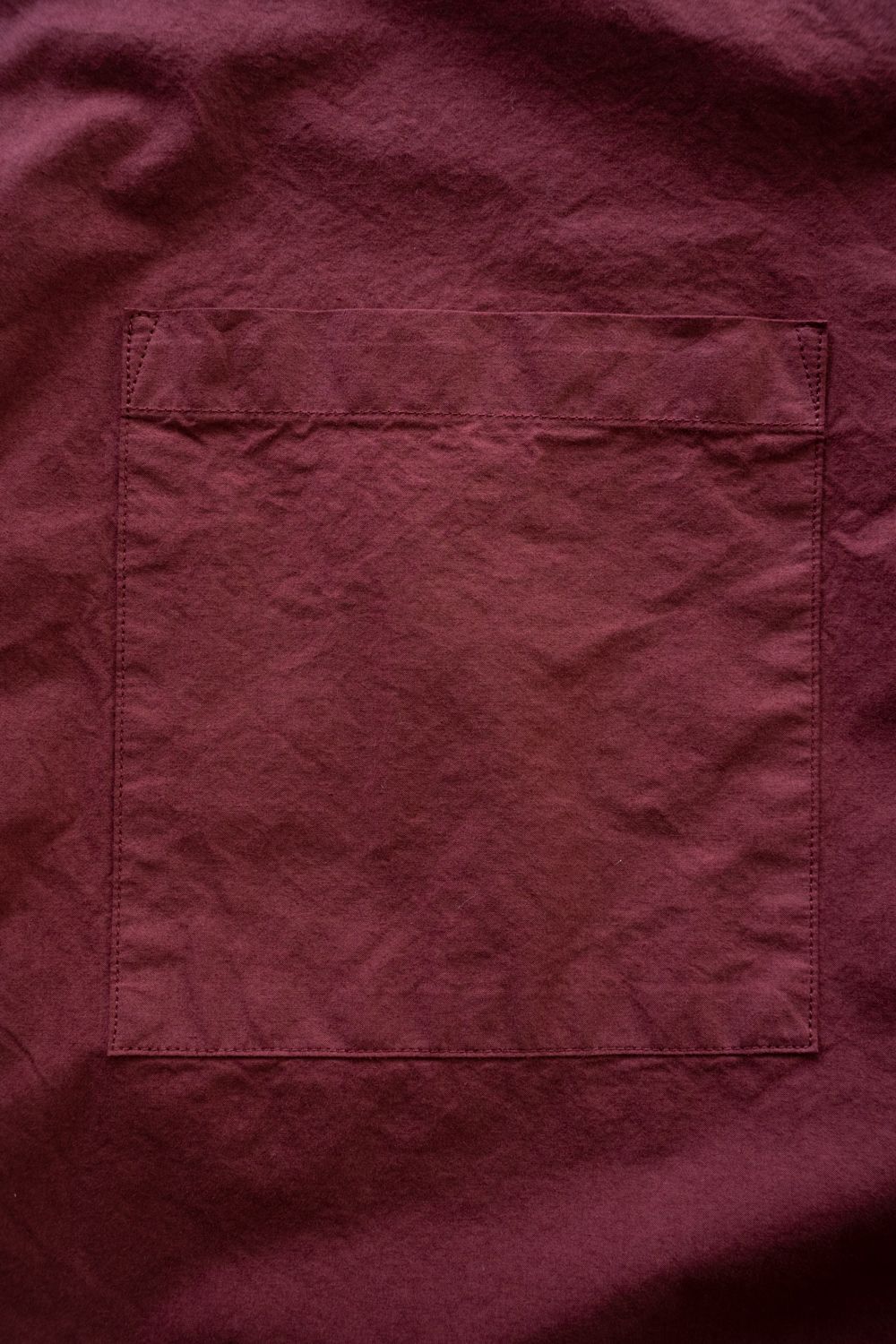【ラスト1点】【25AW】ガーメントダイダンプシャツ(BORDEAUX)