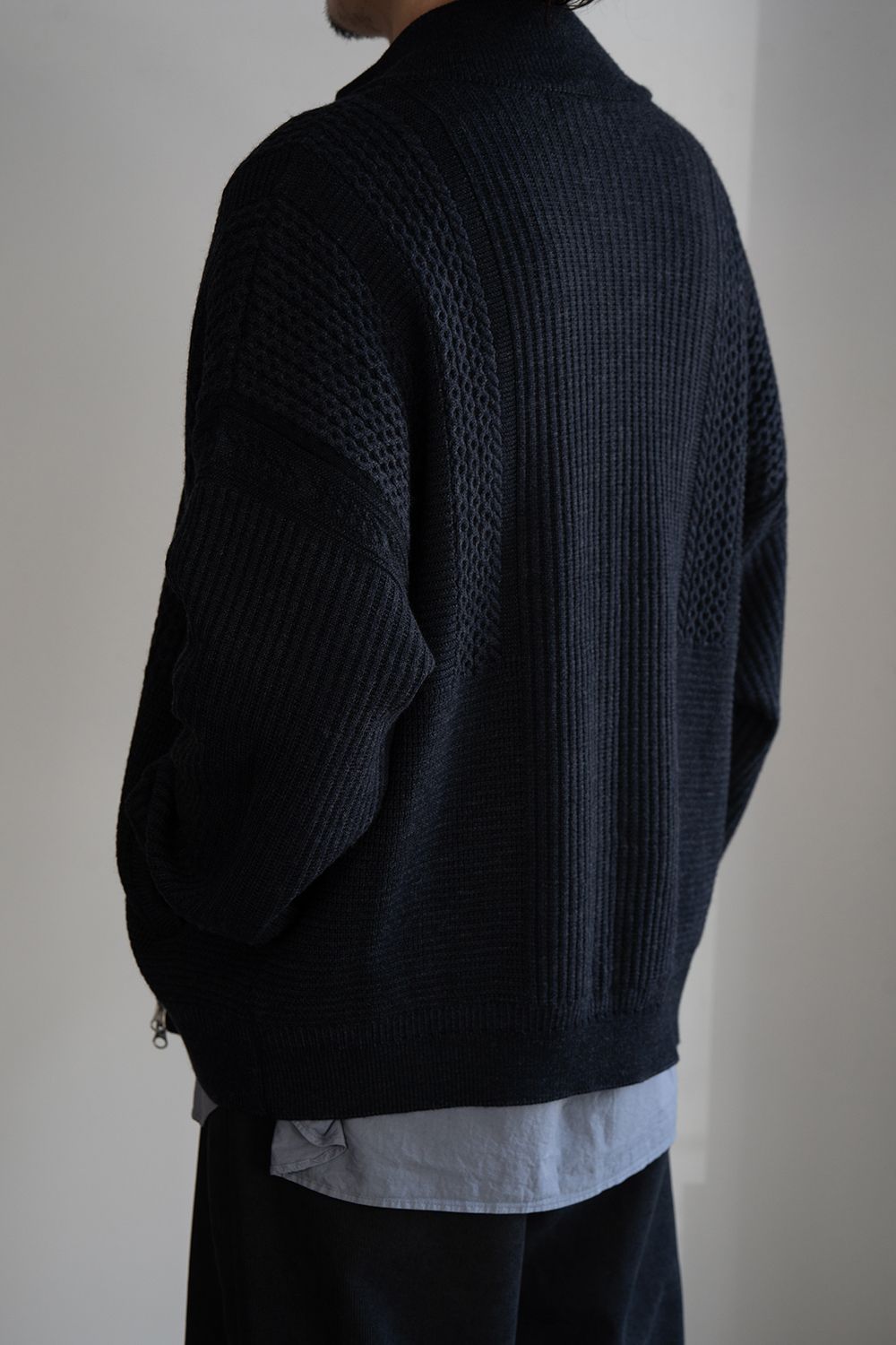 【26AW】Akiiro Drivers Knit(NAVY)