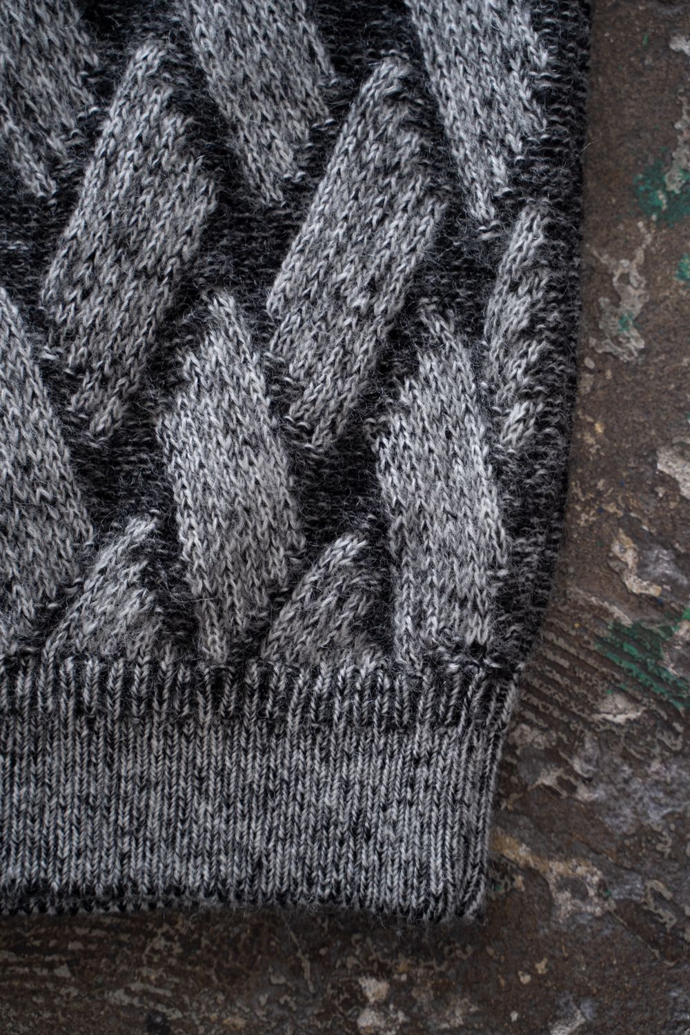 【26AW】Ochiba Mohair Knit(MIX GRAY)