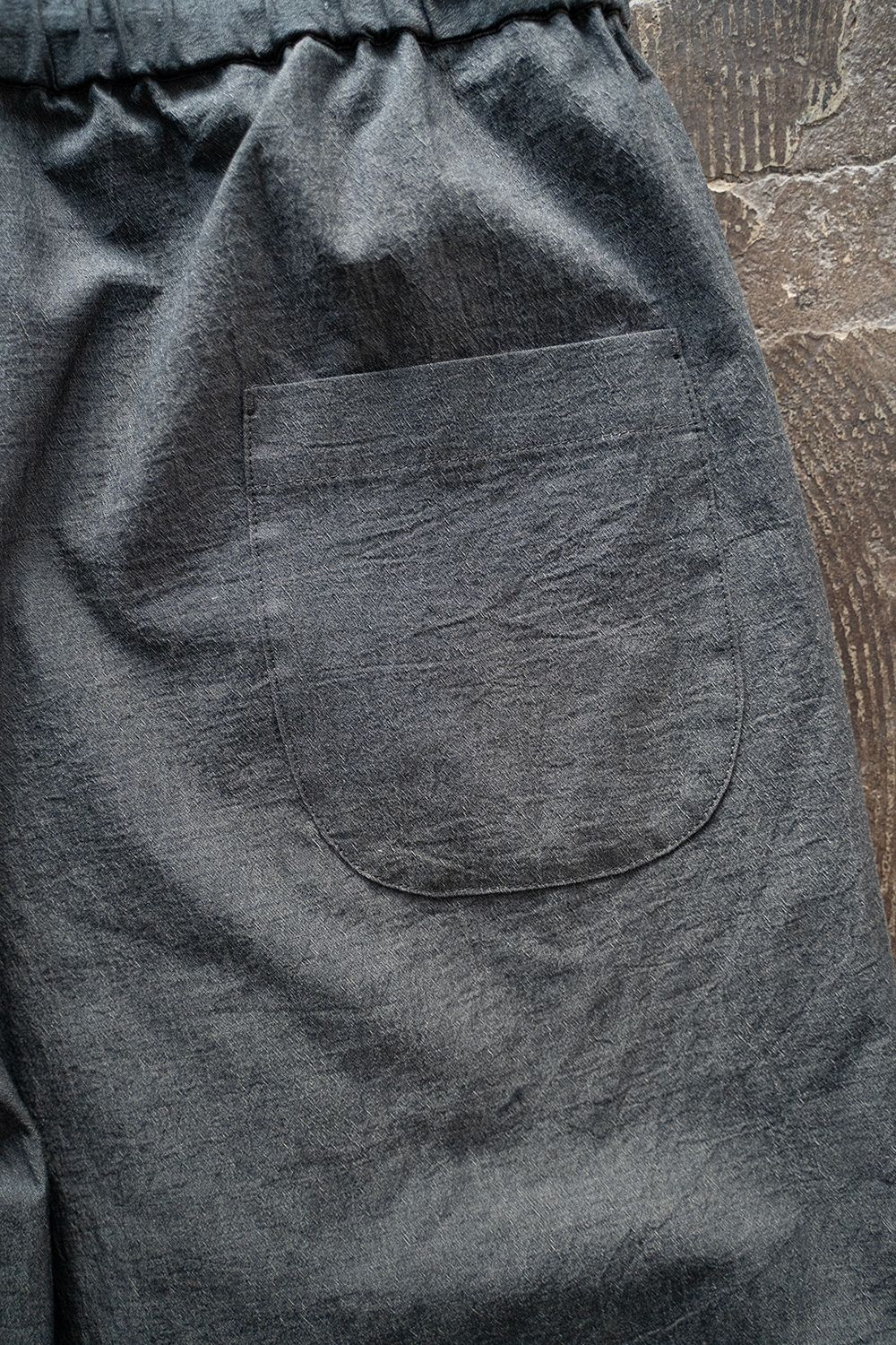 【ラスト1点】【23SS】CTTN Chambray Shorts/コットンシャンブレーショートパンツ(GRAY)