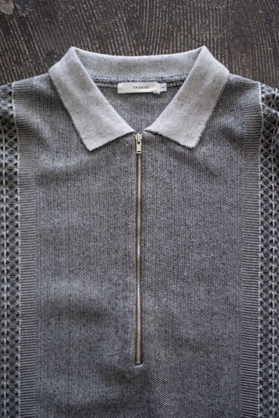 【26SS】Kanto Knit Polo(MIX GRAY)