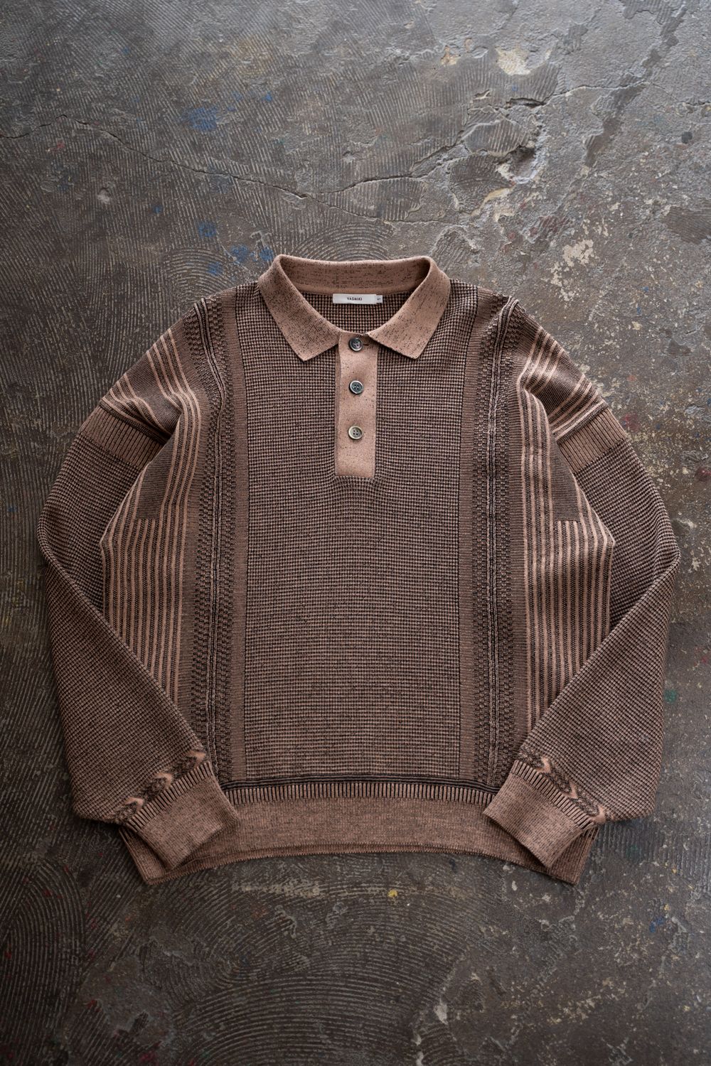 【26AW】Akisame Knit Polo(PINK)