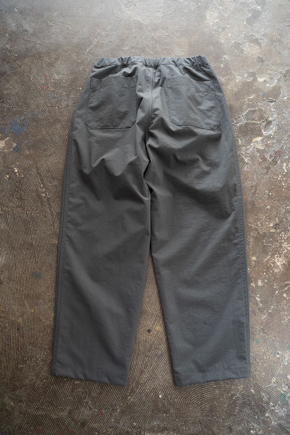 【ラスト1点】【24SS】ディープタックナイロンイージーパンツ(SLATE GRAY)