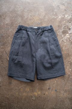 【ラスト1点】【24SS】リネン×ラミーハーフパンツ(INDIGO BLUE)