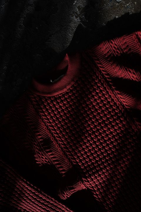 【ラスト1点】Honami Knit(BURGUNDY)