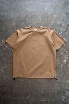 【ラスト1点】【24SS】Short Sleeve Draw Code Pull Over(CAMEL)