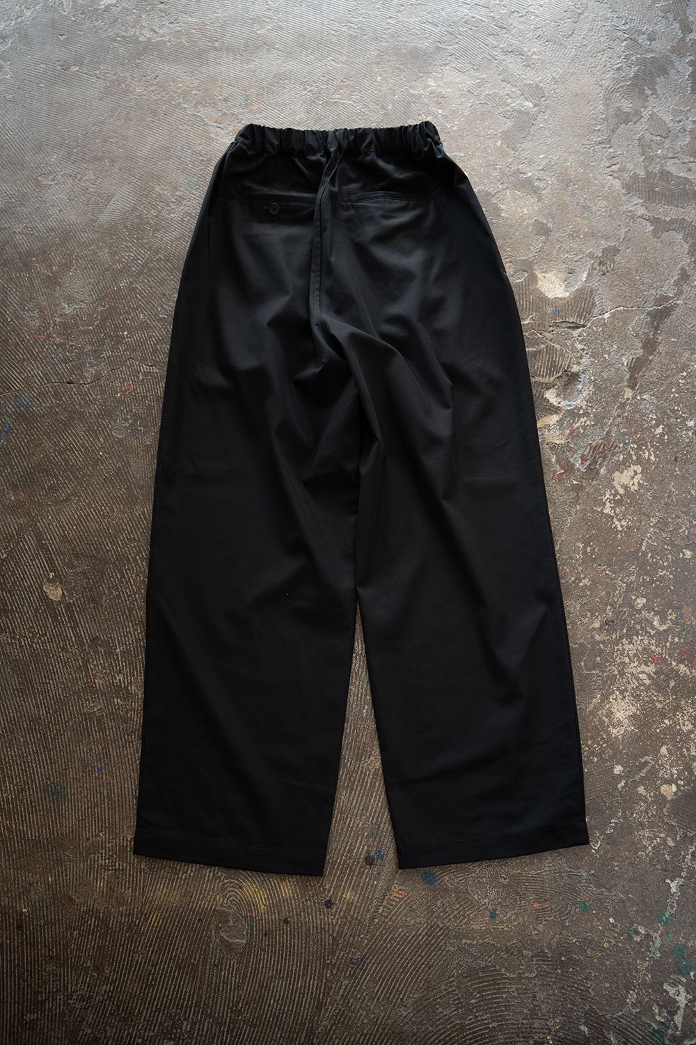 【26AW】コットンギャバジンイージーパンツ(INK BLACK)