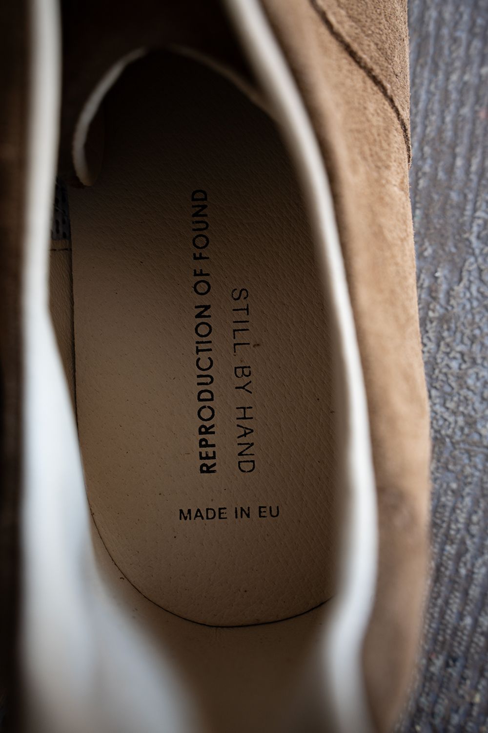 【26AW】REPRODUCTION OF FOUND×STILL BY HAND Sneaker '26 スウェードスニーカー(BROWN)