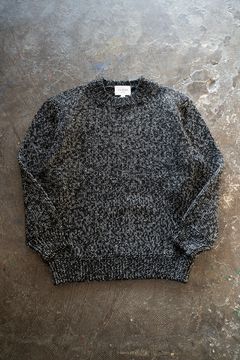 【ラスト1点】【23AW】3Gメランジニット(INK BLACK)