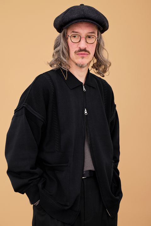 【26AW】Akiyo Zip Cardigan(BLACK)