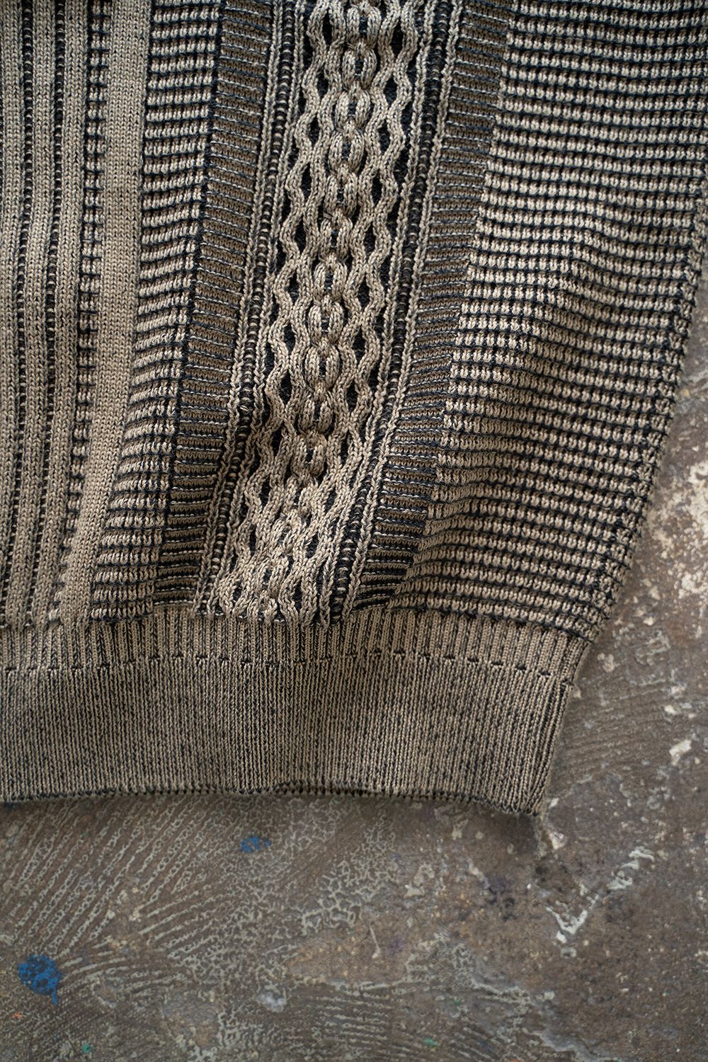 【ラスト1点】【24AW】Kuchiba Knit(KHAKI)