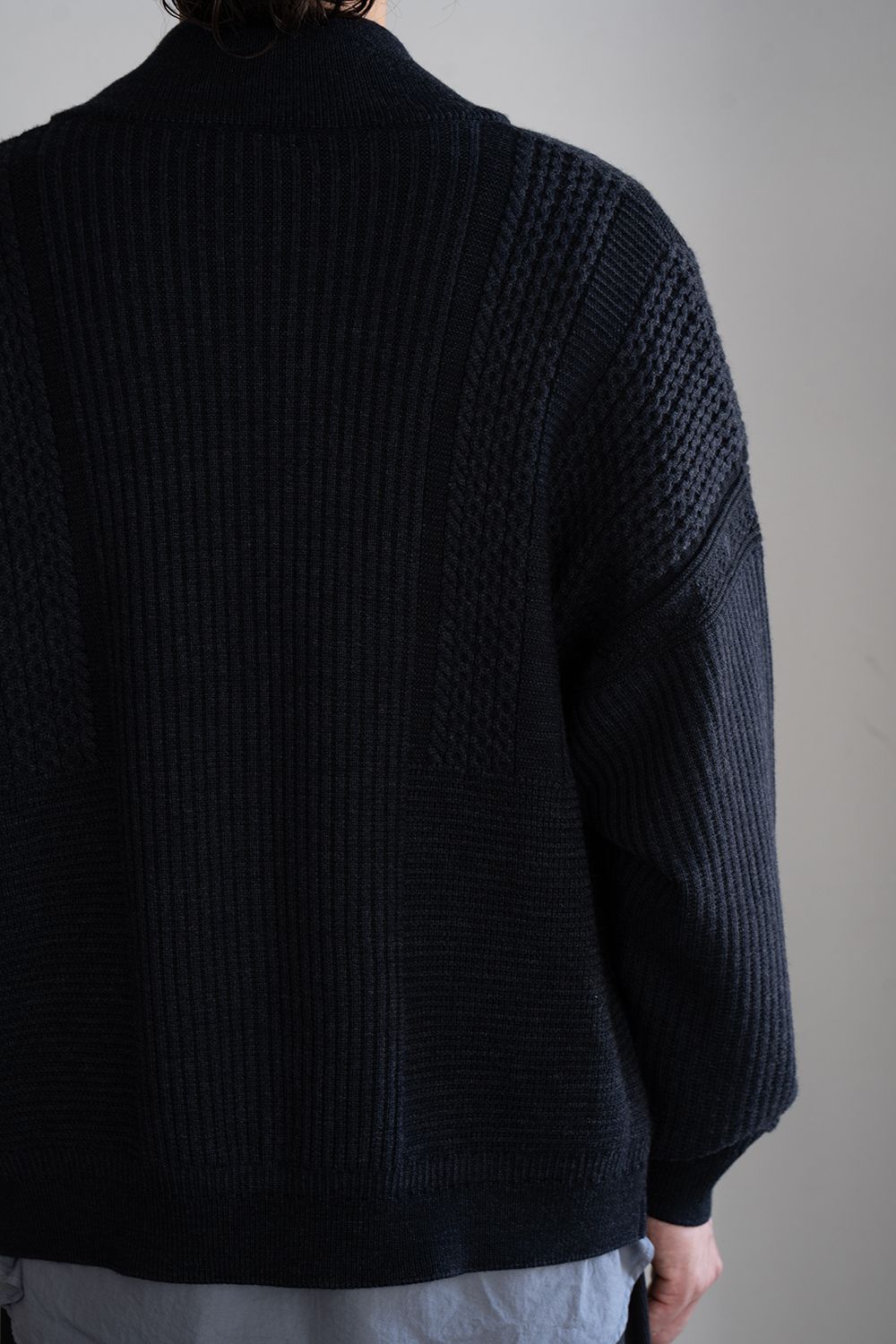 【26AW】Akiiro Drivers Knit(NAVY)