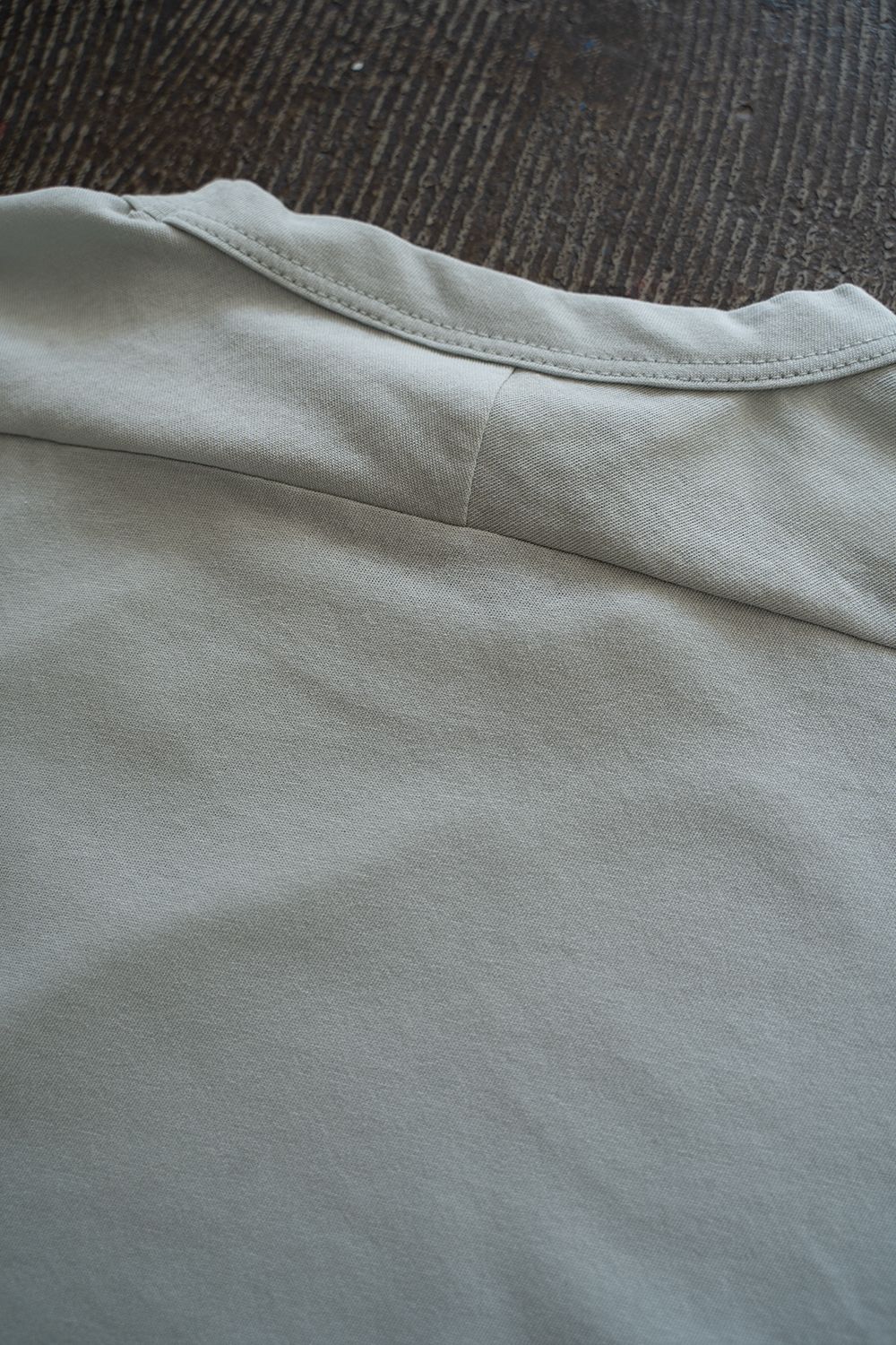 【ラスト1点】【23SS】強撚コットンスプリットヨークTシャツ(MINT)