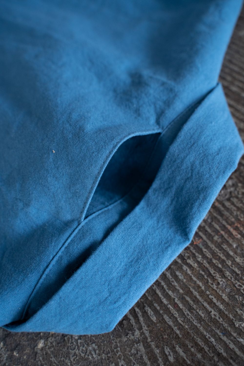 【26SS】"joint(short)"pajama【オールインワン】(washed light cotton BLUE)