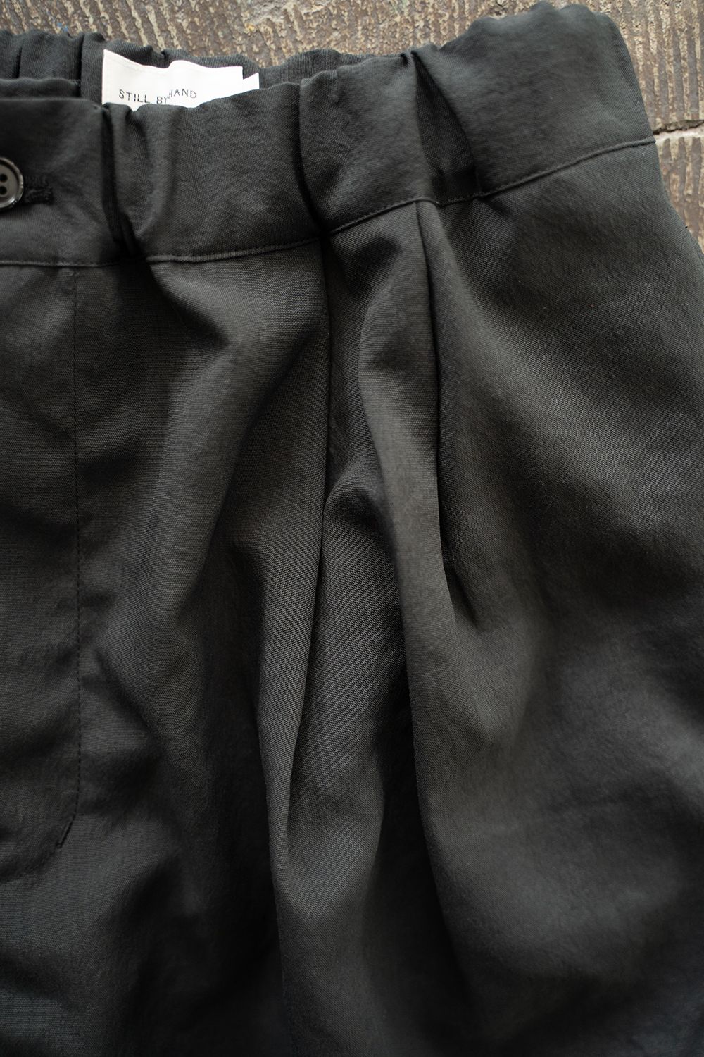 【ラスト1点】【25SS】ポリエステルオックス2タックイージースラックス(INK BLACK)