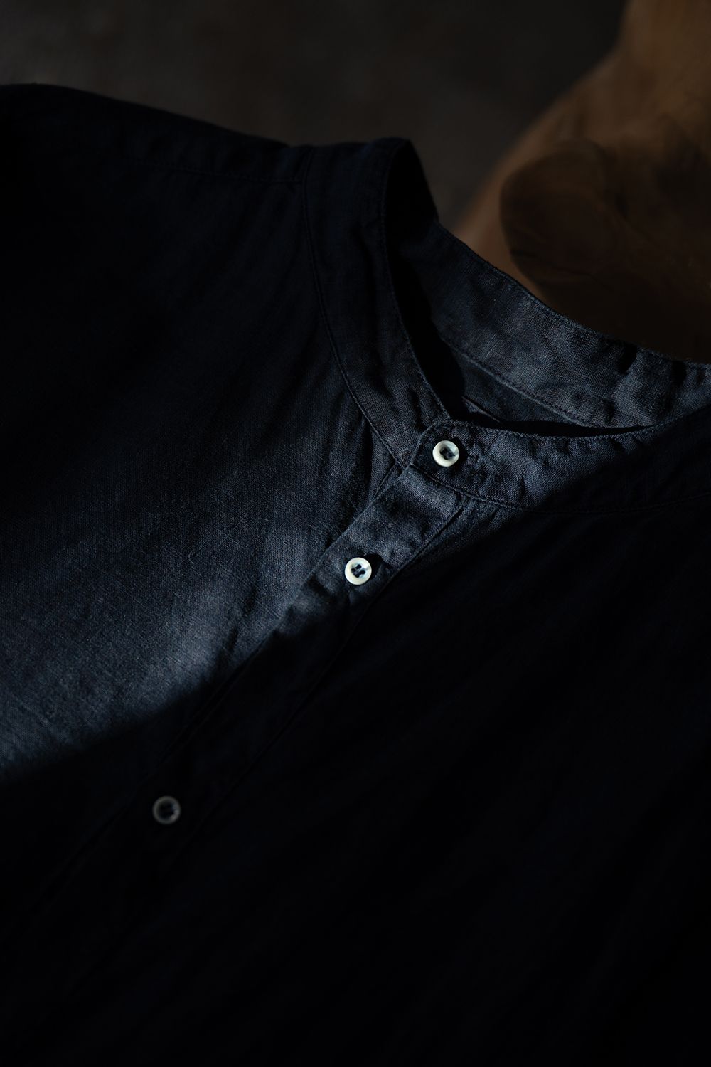 大麻シャツ 3(藍(濃))