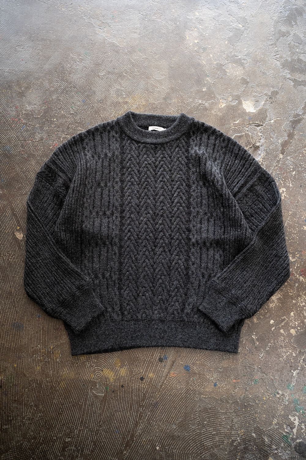 【25AW】Sekkei Mohair Knit(BLACK)