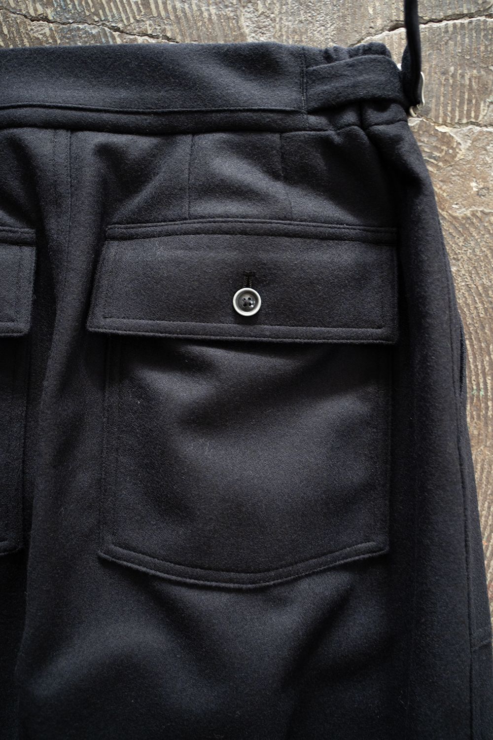 【ラスト1点】2-Tack Flannel Baker Pants/2タックフランネルベイカーパンツ(NAVY)
