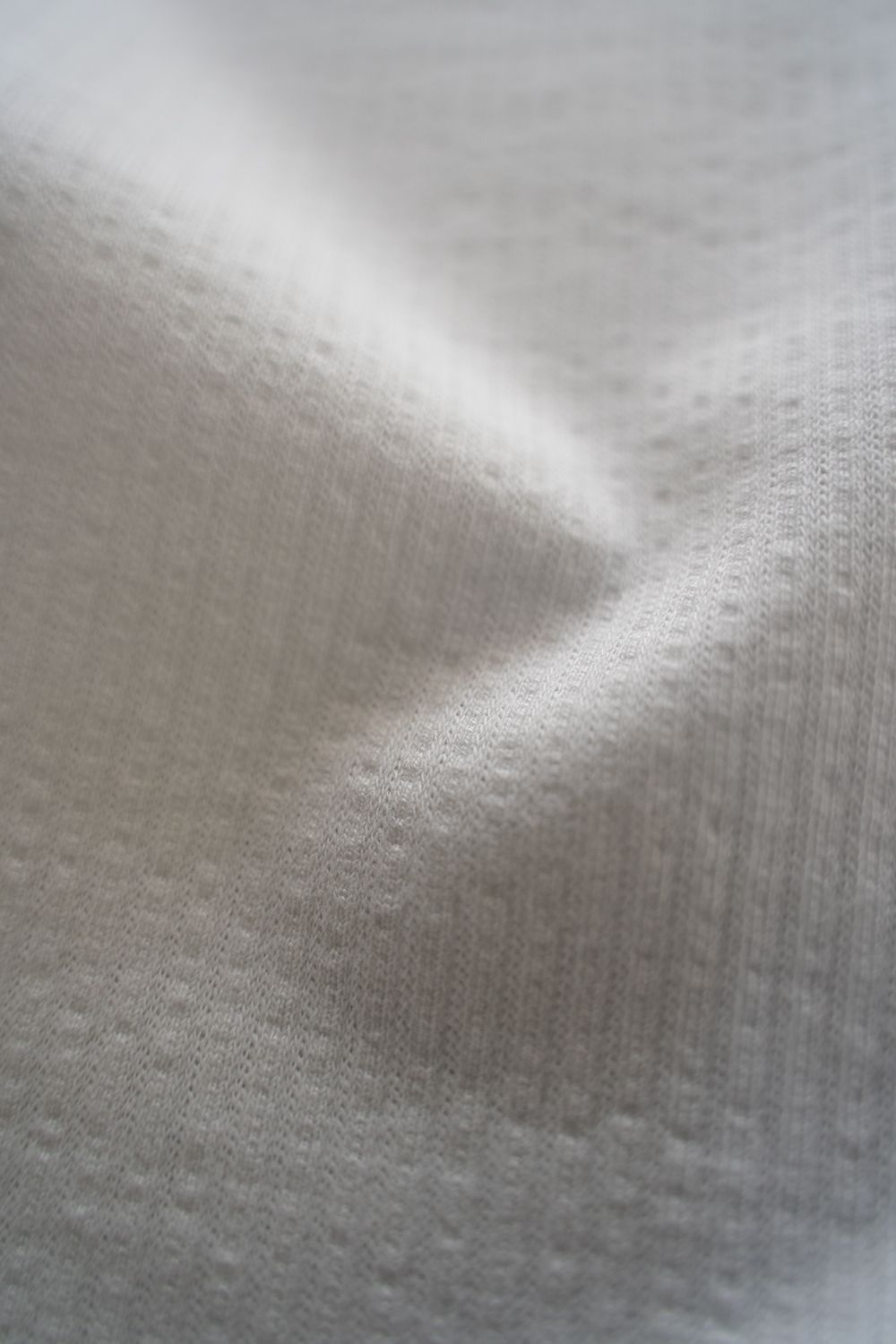 【ラスト1点】【21SS】Shadow Stripe Mock Neck/シャドウストライプモックネックカットソー( WHITE)