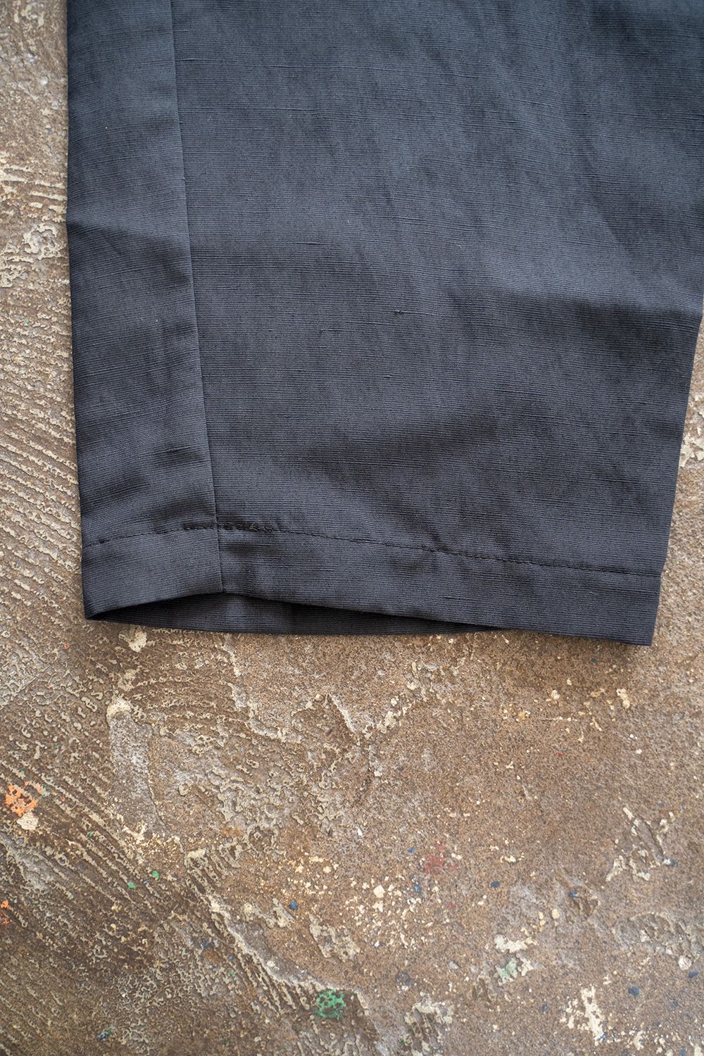 【ラスト1点】【22SS】ギャザーイージーパンツ(BLACK NAVY)