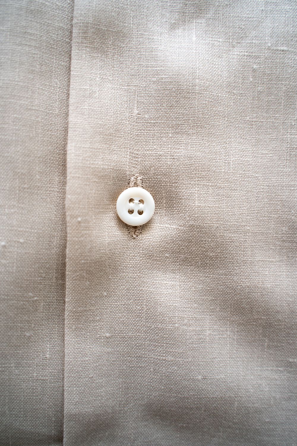 juha - 【ラスト1点】【22SS】French Linen Open Collar Shirt