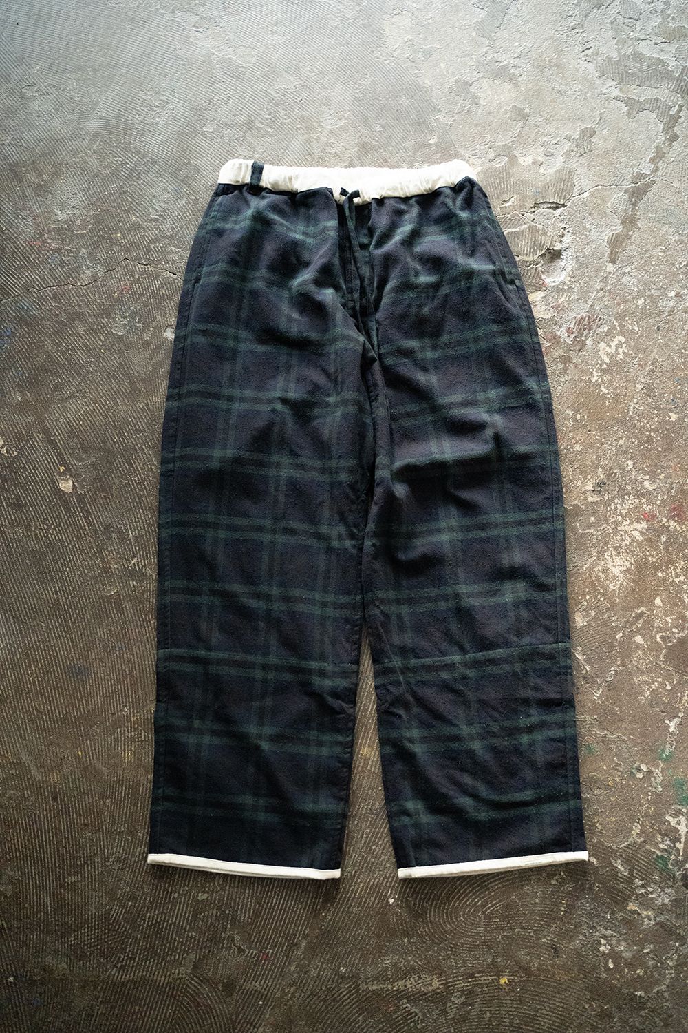 【ラスト1点】【24AW】"kung-fu"pajama【セットアップ】(GREEN×NAVY)
