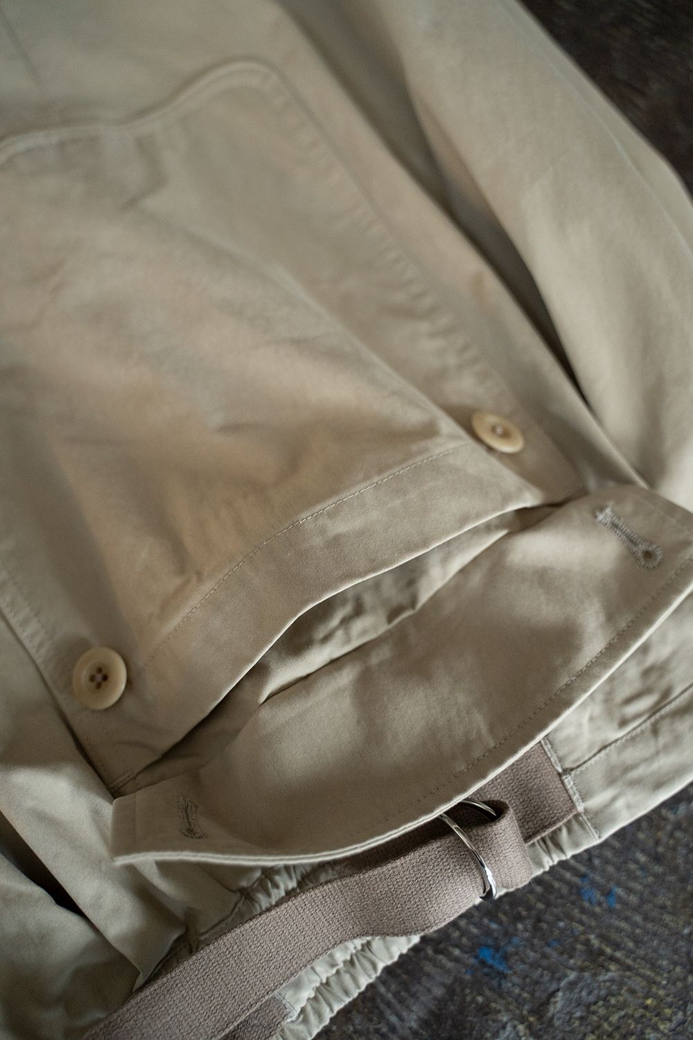 【ラスト1点】【22SS】Mukabaki Cargo Pants/ムカバキカーゴパンツ(BEIGE)