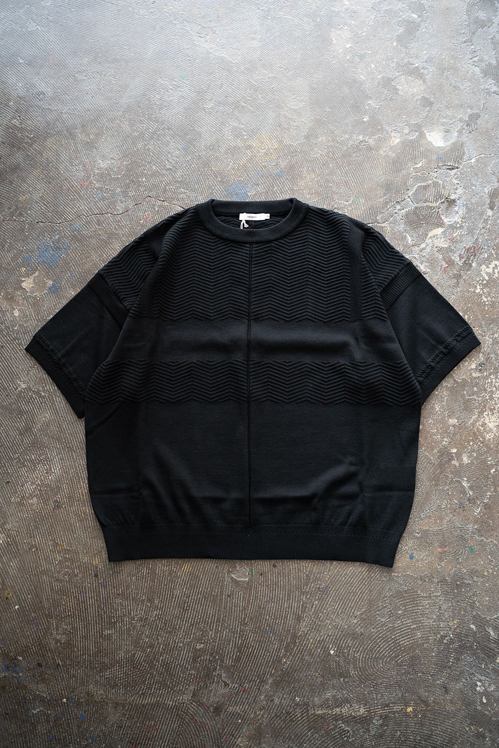 YASHIKI - 【ラスト1点】【25SS】Sogon Knit(BLACK) | Salty YASHIKI - 【ラスト1点】【25SS】Sogon Knit(BLACK) | Salty