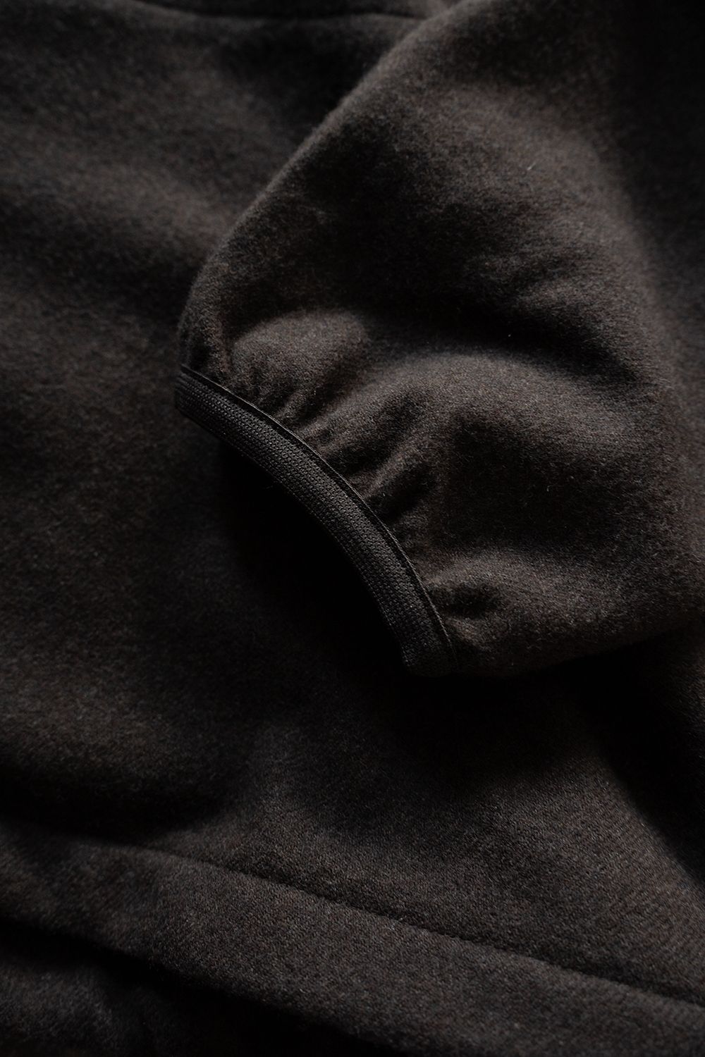 【26AW】カシミア混ジップブルゾン(DARK BROWN)