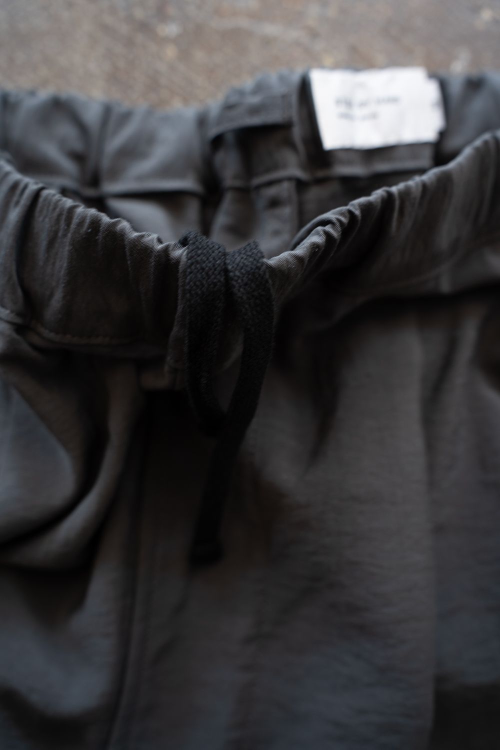 【26SS】レーヨン×リネンイージーパンツ(SLATE GRAY)