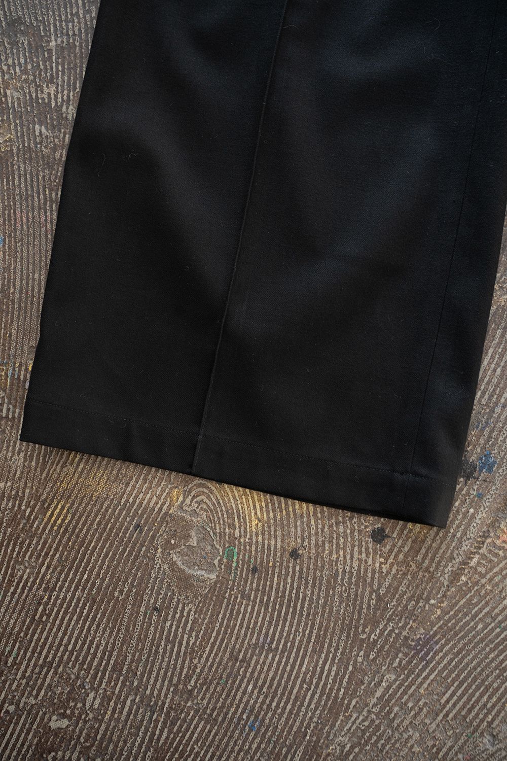 【26AW】2-Tack Wide Slacks/2タックワイドスラックス(BLACK)